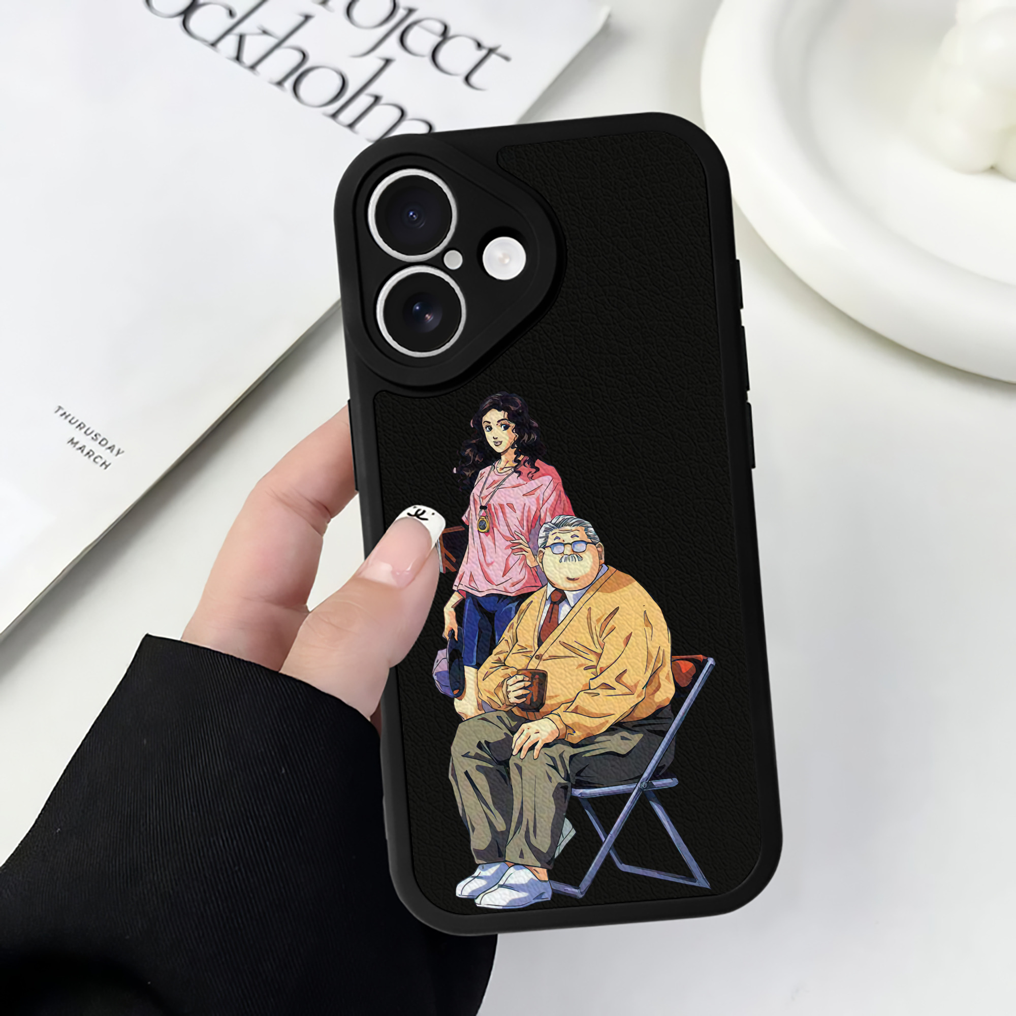 （画像用） SLAM DUNK／スラムダンク 【iPhone 16シリーズ対応】シリコンスマホケース（レザー調） 材質：シリコン